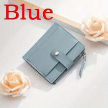 Fashion Women Wallet For Credit Cards Small Leather Short Womens Wallets And Purses - Multicolor - View 7