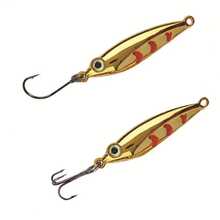 NEW Mini Fishing Lure 3g/4.5g Spoon Metal Lures Spinnerbait Minnow Small Fish Single Hook Jig Stream Trout Baits - Multicolor - View 4