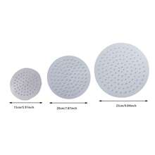 不锈钢雨淋式花洒，豪华现代浴室固定式顶喷花洒，角度可调，强劲高压水流 - 多尺寸 - 查看 4