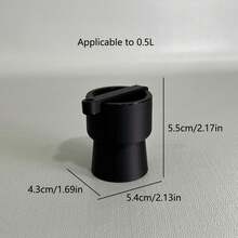 1pc 3D Printed Bottle Opener, Creative Funny Beer Bottle Launching Opener, Multifunctional Bottle Cap Remover - Black - View 4