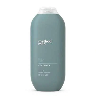 Method Men Body Wash, Sea + Surf, Paraben And Phthalate Free, 18 Fl Oz (Pack Of 1)