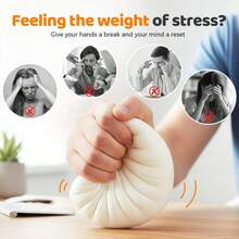 饺子造型软绵绵减压球，挤压面团球，软绵绵的包子，缓解焦虑，成人挤压玩具，新奇蒸笼饺子造型减压玩具，感官迷你抗压玩具，复活节篮子填充物，课堂奖品，派对用品。 - 杏色 - 查看 6