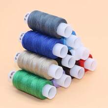 10pcs/Set Polyester Sewing Thread Spools, Suitable For DIY Sewing Crafts - 10-pack Of Sewing Thread - View 8