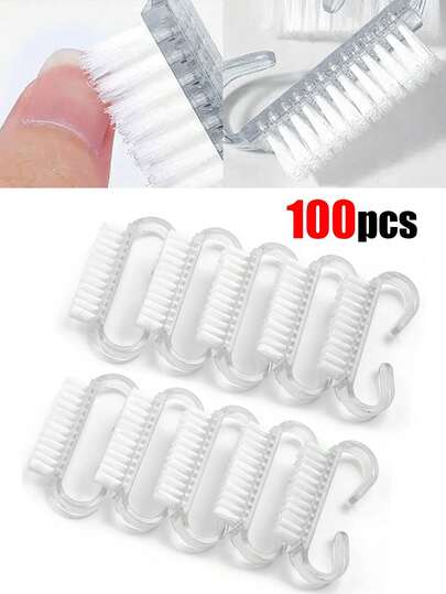 1/2/3/4/5/6/7/8/9/10/11 piezas Juego de herramientas para el cuidado de las uñas, que incluye pincel trapezoidal de acrílico, cepillo de nailon, cepillo de uñas y cepillo para el polvo. Cepillo de uñas, cepillo de limpieza de uñas, cepillo de limpieza de uñas, mini suministros para uñas. Juego de cepillos de limpieza de uñas ergonómicos - Limpieza profunda para uñas de manos y pies - Herramientas profesionales de manicura y pedicura - Cepillo de limpieza mini multifunción duradero, limpieza de grietas, limpieza de escritorio, adecuado para manos y pies