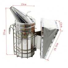 Beekeeping Tools Stainless Steel Large Heat Shield Beekeeping Apiary Beekeeper - A - View 1