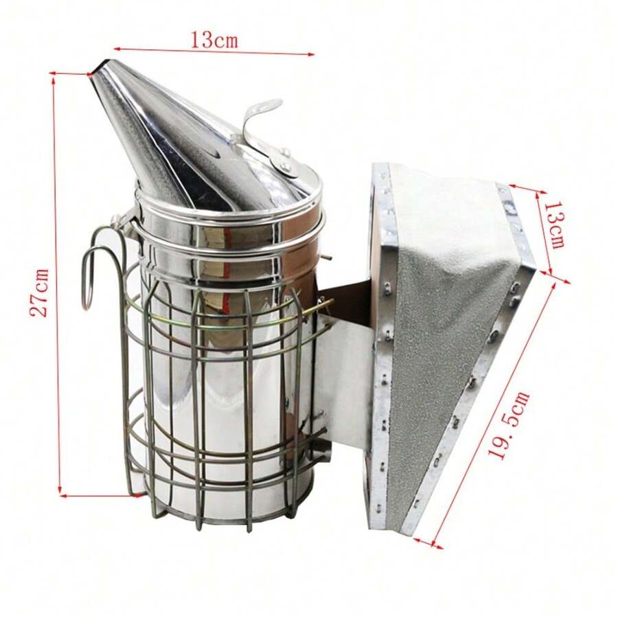 Beekeeping Tools Stainless Steel Large Heat Shield Beekeeping Apiary Beekeeper - A - View 1