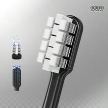 6pcs Adult Soft Bristle Toothbrushes, Curved U-Shaped Head, Suitable For Braces & Sensitive Teeth Daily Care - Multicolor - View 8