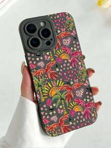 Totem Parrot Pattern Liquid Silicone Phone Case, Full-Body Protection, Shock-Proof And Drop-Proof, TPU Soft Gel Material, Compatible With IPhone 17/16/11/12/13/14/15/15 Pro/15 Plus/15 Pro Max/7 Plus/8 Plus/X/Xs Max/Xr/11 Pro/12 Pro/13 Pro/14 Pro/12 Mini/13 Mini/11 Pro Max/12 Pro Max/13 Pro Max/14 Pro Max/14 Plus/6/6s/6 Plus/7/8/16 Pro/16 Plus/16 Pro Max And Galaxy A54/A14/A12/A13/A15/A32/A33/A24/A52S/S20/S21/S22/S23/S24/S23 Plus/S24 Ultra, Waterproof And Scratch-Resistant. - Multicolor - View 2