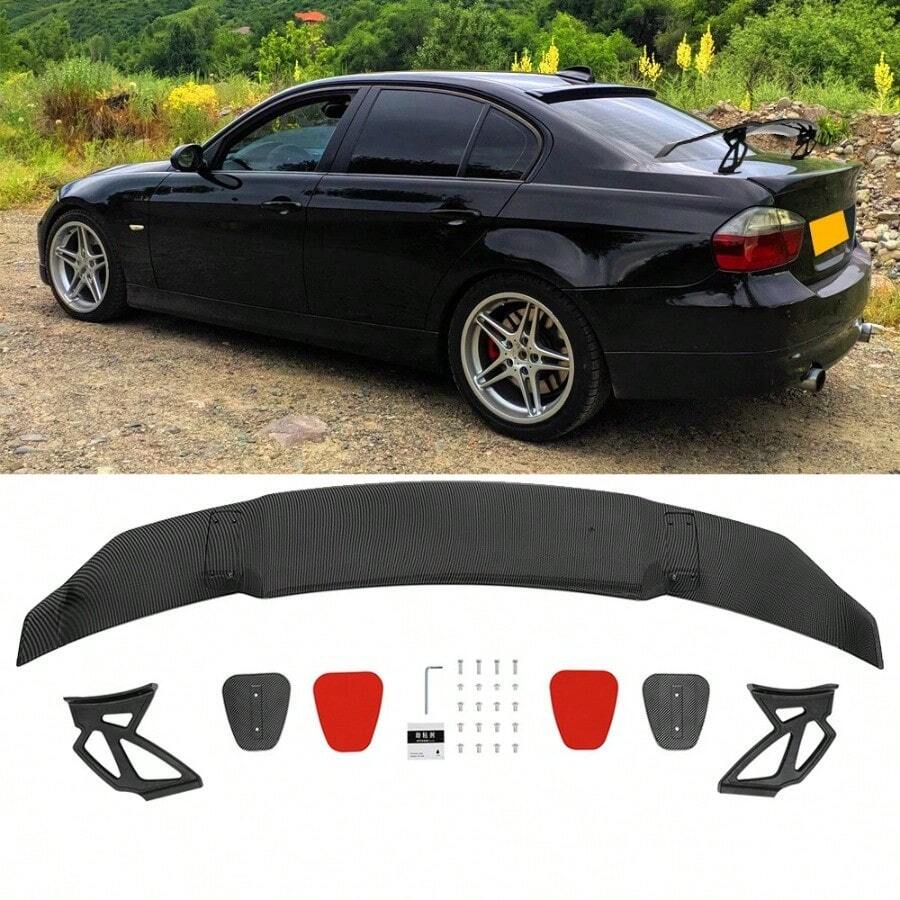Rear Trunk GT Wing Racing Spoiler Carbon Lip For M3 E92 E90 E93 E46 F30 ...