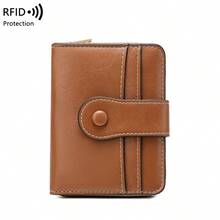 CHARM INFINITE Fashion Mini Wallet Women Short Leather Purse Small Card Holder Coin Purse Lady Style - Multicolor - View 15