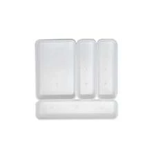 DASPLAST Kit com 4 Porta Talher Gaveta Paris Com Tampa 4 Compartimento Organizador Talheres - Branco - Visão 9