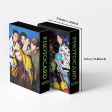 55张LNGSHOT、SHOT CALLERS K-Pop明星照片卡，K-Pop粉丝周边，新专辑和歌曲，名人周边，收藏卡，装饰品，可爱小礼物，情人节礼物，收藏品 - 彩色 - 查看 4
