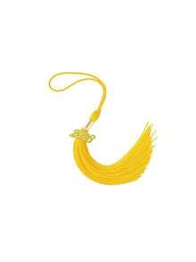 1pc Of 2026 Graduation Cap Ornament Featuring Tassels In Black, Red, Yellow, And Blue, Adorned With A Golden 2026 Pendant, Perfect For Decorating Graduation Caps And As A Gift For The Graduation Season - A - View 13