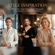 Striped Round Earrings ,Gold Minimalist Stainless Steel Material ,Retro Signature Jewelry Suitable For Women - Gold - View 10