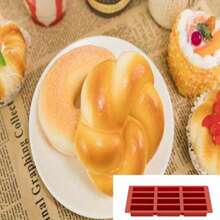 1pc Silicone Granola Bar Mold, 6/12 Cavity Rectangular Protein Bar Mold, Silicone Baking Mold Suitable For Butter/Chocolate/Candy/Cereal/Energy Bars - Multicolor - View 10