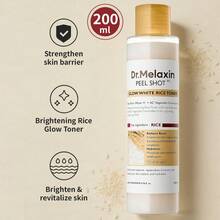 Dr.Melaxin 亮白保湿温和洁面爽肤水，200毫升，含白米提取物，清爽保湿柔肤，适合所有肤质，日常护理 - 煥亮白米光感爽膚水 200ml - 查看 7