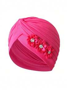 1pc Women's Floral Headscarf Hat, Fashionable Breathable Sweat-Absorbent Outdoor Accessory, Women Brimless Hat, Pleated, Headscarf Hat, Suitable For Daily Use And Travel,Summer,Beach,Holiday,Festival - Style 1 - View 7