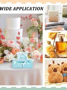 Hộp quà cưới Ji kèm thẻ treo, hộp đựng kẹo bằng giấy Kraft, hộp quà nhỏ màu hồng dùng để tặng quà cưới, tiệc mừng em bé, sinh nhật, kèm ruy băng, dùng để đựng kẹo, bánh quy, sô cô la, bánh bích quy. - Dây ruy băng màu vàng + trắng + thẻ - Xem 7