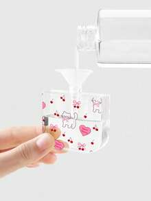 1/2pcs Cherry Pattern Spray Bottle, With Cherry Keychain Pendant, Suitable For Travel, 30ml - View 7