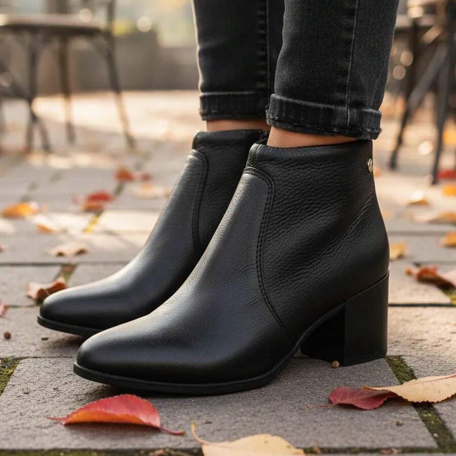 Women Ankle Boots & Booties - 黑色 - 查看 1
