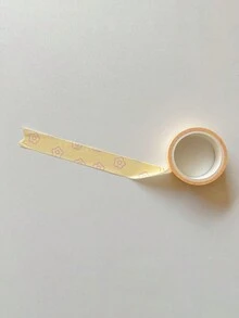 1 pieza Cinta de papel con diseño de flor de cereza de estilo lindo y femenino al estilo japonés y coreano para decoración de diario DIY - multicolor - Ver 16