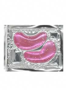 20片（10对）凝胶眼膜，清凉眼贴，适用于眼部护理，淡化黑眼圈，抚平细纹，胶原蛋白眼膜，减少皱纹，保湿，是送给女性的理想礼物（新娘、眼膜、单身派对礼品袋填充物、美容、面膜、情人节） - 彩色 - 查看 20