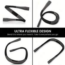 OBOVAY 1 pieza Luz de lectura LED de cuello flexible, lámpara de mesa para libros con 3 niveles de brillo, recargable por USB, multifuncional y duradera para leer, trabajar, correr, tejer, reparar y talla grande - Multicolor - Ver 4