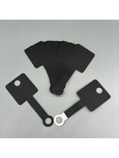 100张信纸式包装卡，适用于项链、手链、珠宝展示