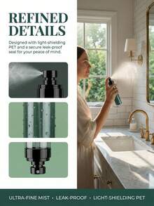 5/3/1 100ml Advanced Fine Atomizing Spray Bottle | Multi-Function Alcohol Spray, Suitable For Cleaning, Makeup And Light Beige Care - Refillable, Ultra Precise, High-Quality Suit, Plastic Material - Multicolor - View 1