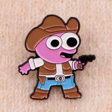 Cute Smiling Friends Enamel Pins Funny Cartoon Figures Brooch Lapel Pin Badge On Backpack Clothing Accessories Fashion Jewelry Gifts - Black - View 11