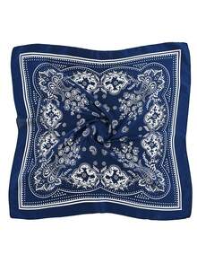 1 chiếc khăn trùm đầu/khăn quàng cổ/băng đô/thắt lưng vuông bằng lụa satin cao cấp họa tiết Bali, mềm mại dành cho nữ, năm 2026, thích hợp cho đi biển, nghỉ lễ. - Nhiều màu - Xem 11