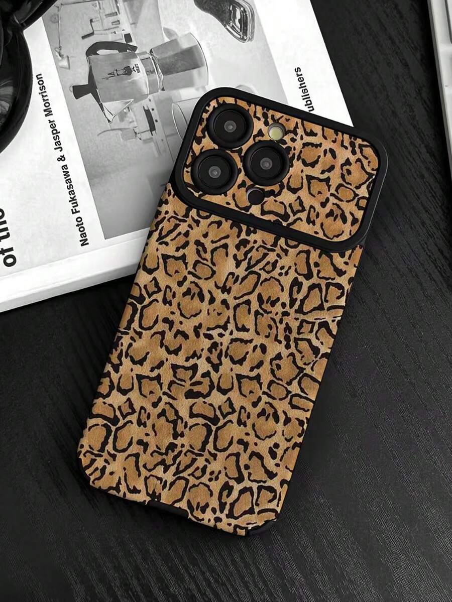 1个时尚创意全屏豹纹手机壳，兼容三星S25、S24、S23、S22、A73、A13 / 兼容 11、12、12 Pro Max、13、14 Pro Max、15、16/16 Pro、17/17 Pro 及其他型号 - 彩色 - 查看 1