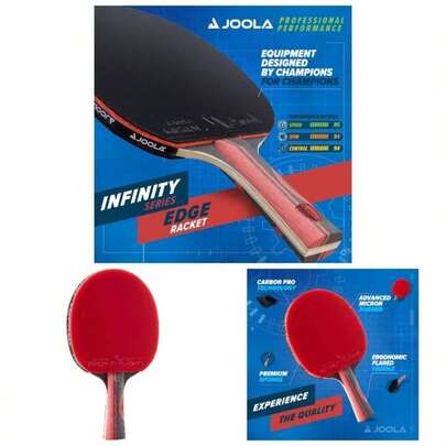 - Tournament Performance Carbon Technology - Black Rubber On Both Sides - Competition Ready - Table Tennis Racket Advanced Training - Designed Speed