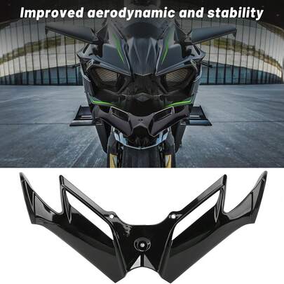 Motorcycle Windshield Wing Fairing - Made Of Carbon Fiber, Suitable For Nmax155, Ninja250, 300, GSX250R, 250SR, Airflow Upgrade, Motorcycle Accessories, Motorcycle Accessories