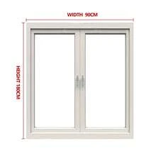 灰色磁吸式纱窗网，可自行安装，防蚊虫，隐形家用卧室磁性窗帘 - 灰色 - 查看 13