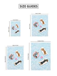 1 Stück rahmenloses Dackel Pool Thema Sommer Ozean Blau Kunstdruck, süßer Hundeliebhaber Schlafzimmer Wohnheim Büro Klassenzimmer Dekoration, ästhetische Tier Wandkunst und beste Geschenkidee, Zimmer Dekoration Schlafzimmer, Dekoration, Zimmer Dekoration, Wanddruck, Poster, Vintage Dekoration - Dackel - Übersicht 8