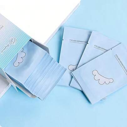 2pcs/10pcs/20pcs Cloud-Shaped Isolation Stickers, For Eyelash Extension, Eyelid Tape, Protein Non-Woven Lash Pad, Eyelash Extension Supplies