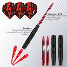 Soft Tip Darts Set, Plastic Dart Tips For Electronic Dartboard, Professional Indoor Game Darts - Red - View 4