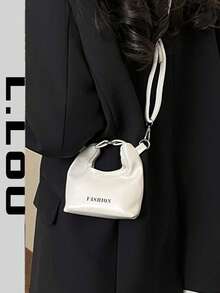 2026 Nuevo bolso de moda, exquisita mini bolsa bandolera, portador de tarjetas versátil, pequeño bolso de mano - Blanco - Ver 2