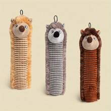 Jucării de mestecat de pluș în formă de elefant și câine, potrivite pentru rase mari și căței, în formă de animal drăguț, pentru interior/exterior, durabile, jucărie de mestecat interactivă, cadou cu activare vocală - Galben - Vizualizare 12