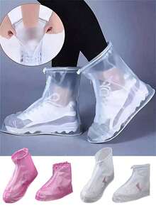 Bao bọc ủng đi mưa PVC có khóa kéo (Vui lòng chọn lớn hơn 1-2 cỡ so với cỡ giày thông thường của bạn), đế dày chống trượt, unisex, chống thấm nước và chống trơn trượt, thích hợp cho du lịch ngoài trời, đồ dùng cần thiết cho mùa tựu trường. Phù hợp cho kỳ nghỉ, những ngày mưa, hoạt động ngoài trời, leo núi, đồ dùng không thể thiếu trong mùa hè. Dùng để đựng giày, tiết kiệm không gian lưu trữ, quà tặng tốt nghiệp, chúc mừng tốt nghiệp, tiệc tốt nghiệp. - Nhiều kiểu dáng - Xem 2