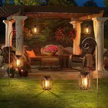 2pcs Solar Hanging Lights Set, LED Solar Lights With Hooks, Solar Pendant Lights Suitable For Camping Decor, Home Decor, Outdoor Decor, Garden Decor, Yard Decor, Party Decor - Warm White Light - View 9