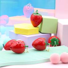 Creative Strawberry Lighter, Refillable Lighter, Jet Lighter, Unique Gift For Both Men And Women (Butane Gas Not Included) - 紅色 - 查看 5
