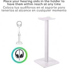 boldR Soporte Blanco con Plateado para Audífonos/Base Universal de Escritorio para Auriculares. Headphone/Gaming Headset Stand.,43313225 - Albaricoque - Ver 6