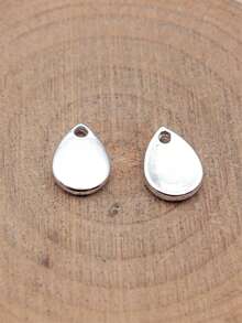 40pcs 11x8mm Drops Waterdrops Charms Pendant For DIY Jewelry Making Necklace Keychain Phone Chain Bracelet Making Accessories Handmade Craft Making Findings - Water Droplet, Flat Water Droplet - View 7