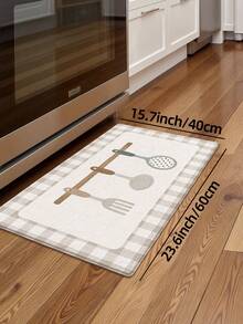 DAJIANG 1 件加厚绒面门垫，厨房地毯，底部防滑，简约ins风舒适地垫，玄关地毯，厨房地垫，可机洗，易于清洁，家居装饰，节日房间装饰 - 彩色 - 查看 13