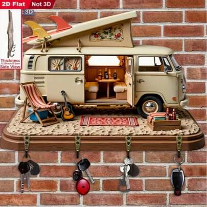 Vintage Ahşap Asma Dekoratif Obje, Çok Fonksiyonlu, Oturma Odası, Yatak Odası, İç Mekan, Dış Mekan ve Mutfak İçin Uygundur