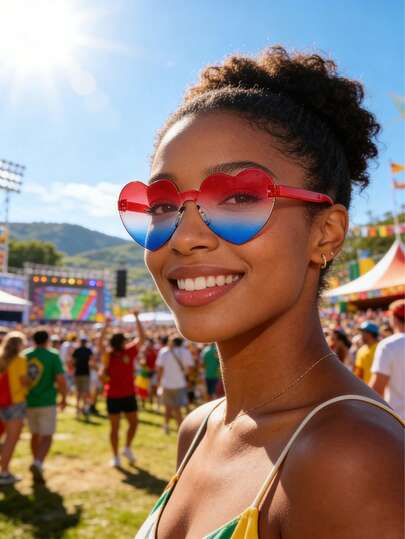 5 Pairs/10 Pairs Classic Fashion Casual Unisex Glasses, Perfect For Watching Football Games, Outdoor Celebrations, Expressing Personalized And Style, Suitable For Daily Life, Outdoor, Vacation, Driving, Travel, Party, Beach, All Seasons