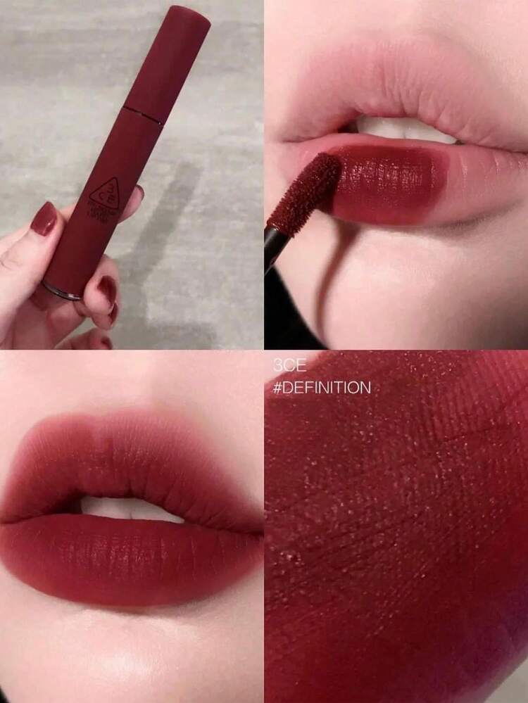 丝绒唇彩 #DEFINITION，丝绒哑光，柔滑，轻盈，健康光泽，优雅，奢华，持久，韩式彩妆 - VELVET #DEFINITION - 查看 2