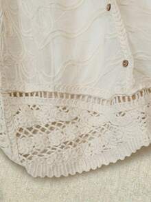 Lightweight Bohemian Style Beach Vacation Casual Shirt For Summer - Apricot - View 8